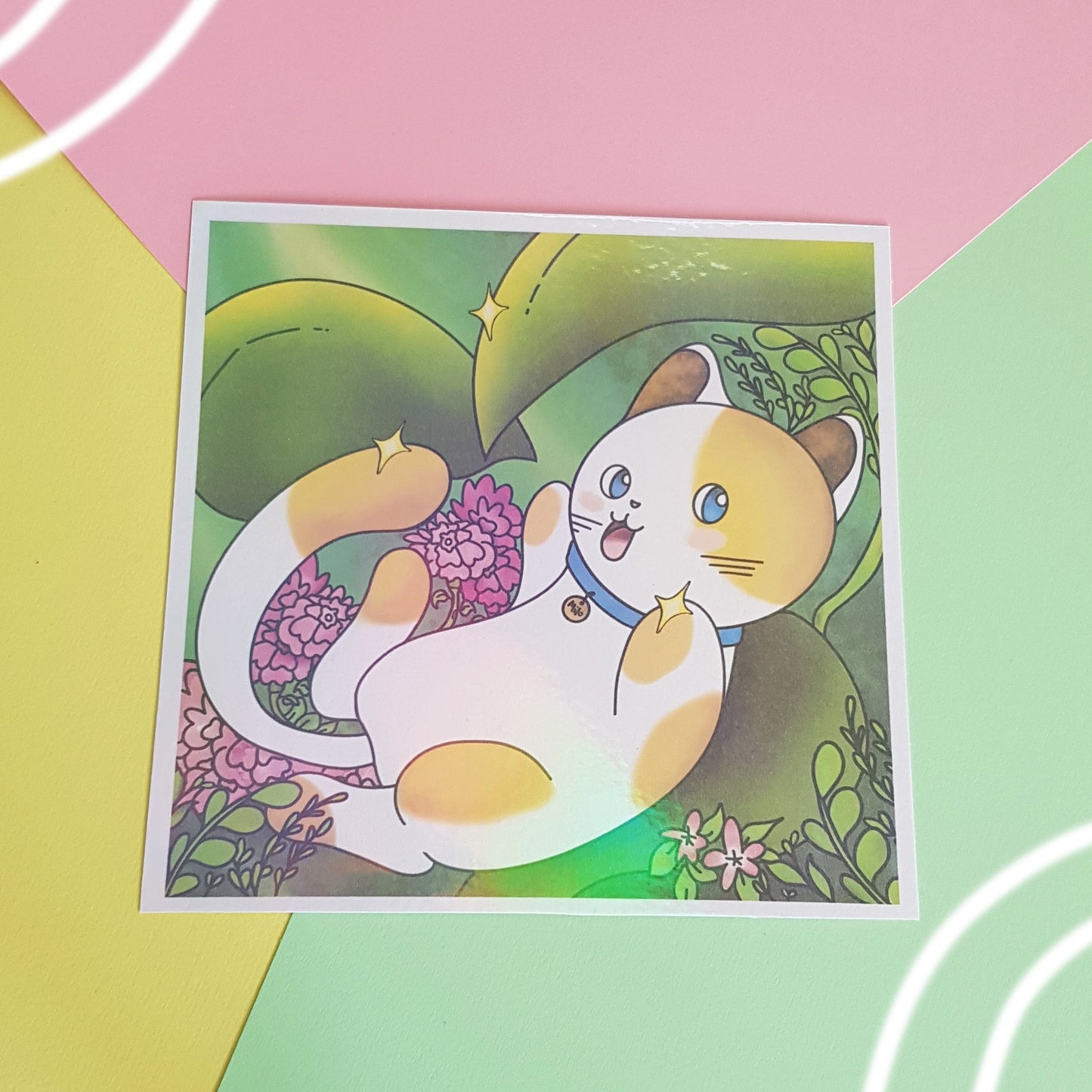 "Garden Kitty" Print